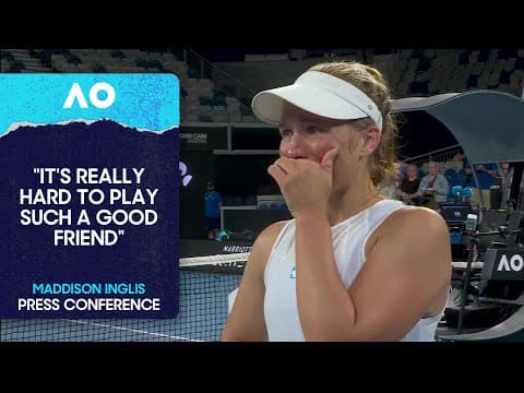 Maddison Inglis On-Court Interview | Australian Open 2026 First Round