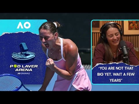Marta Kostyuk Joins the Podcast and Sings Miley Cyrus | Pod Laver Arena | Australian Open 2026