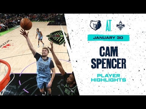 Cam Spencer Highlights vs New Orleans Pelicans
