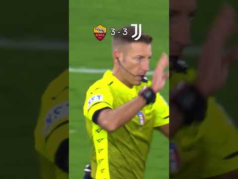 ROMA-JUVENTUS went CRAZY 🔥 #juventus #football #shorts