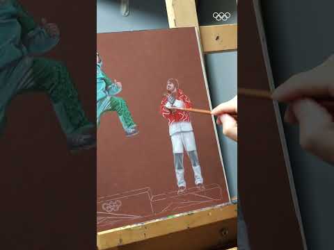 We turned your favourite moment of the Games into art. 🖼️ IG: mauriziorapitiart #Olympics