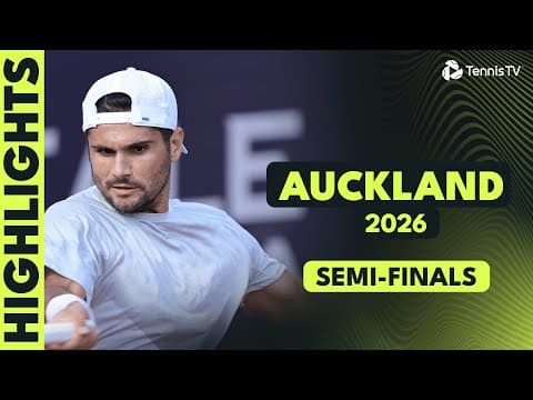Mensik Faces Marozsan; Giron & Baez Clash | Auckland 2026 Semi-Final Highlights