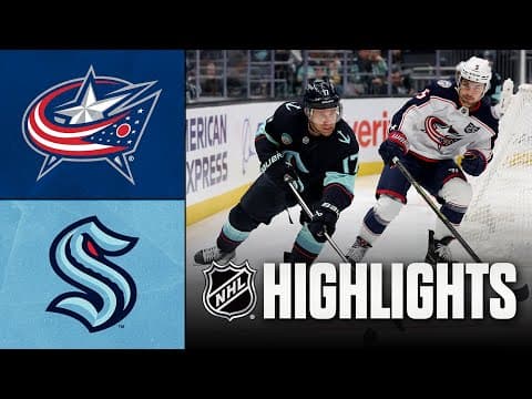 NHL Highlights | Blue Jackets vs. Kraken | November 11, 2025