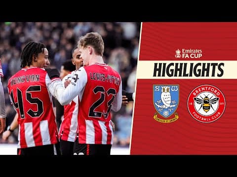 Lewis-Potter + Jensen on target in the cup π | Sheffield Wednesday 0-2 Brentford | FA Cup Highlights
