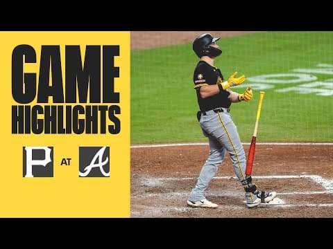 Spencer Horwitz Powers Pirates with Two Homers in Win | Pirates vs Braves Game Highlights (9/26/25)