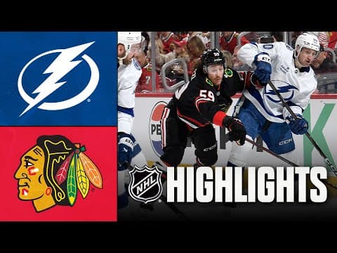 Lightning vs. Blackhawks | NHL Highlights | January 23, 2026