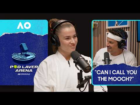 Karolina "The Mooch" Muchova Drops By and Alex De Minaur Gets Hotter in Rotterdam | Pod Laver Arena