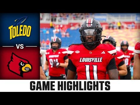 Toledo vs. Louisville Game Highlights | 2025 ACC Football