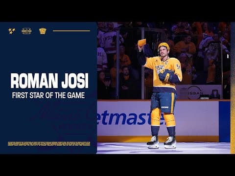 Roman Josi: First star of the Game Interview- Feb. 2