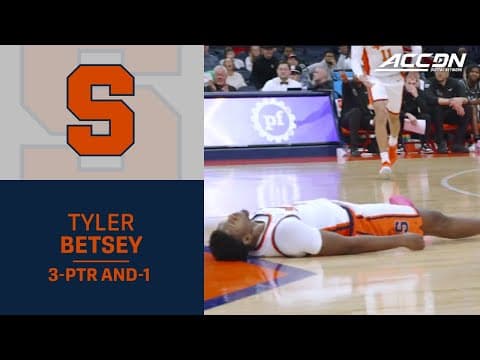 Syracuse Sharpshooter Tyler Betsey With The 3-Ptr And-1