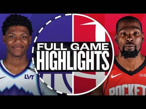 JAZZ at ROCKETS | FULL GAME HIGHLIGHTS | October 8, 2025