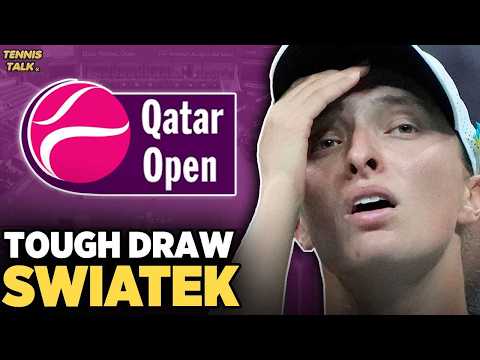 Tough Draw Swiatek at WTA Qatar 2026 | Tennis News