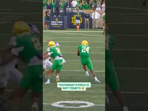 Jadarian Price is a GREEN BLUR 🍀