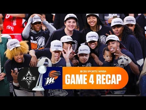 Aces sweep Mercury to earn third WNBA title in four seasons | A'ja Wilson named 2025 WNBA Finals MVP