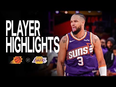 Dillon "The Villain" Brooks leads the way with 33 points in Phoenix Suns over the Los Angeles Lakers