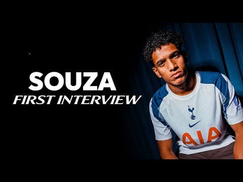 Souza's first Spurs interview! 🇧🇷💬