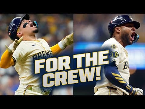 William Contreras and Jackson Chourio homer in back-to-back innings for the Brewers 🤝