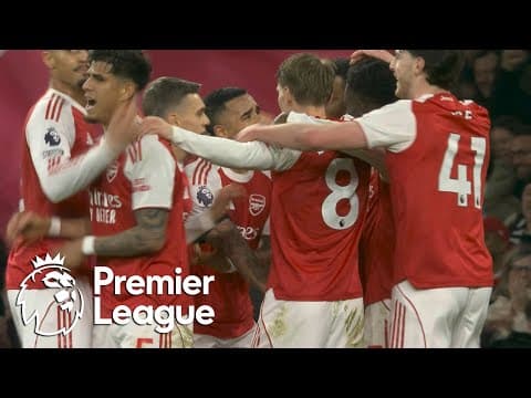 Lisandro Martínez's own goal gifts Arsenal 1-0 lead over Man United | Premier League | NBC Sports