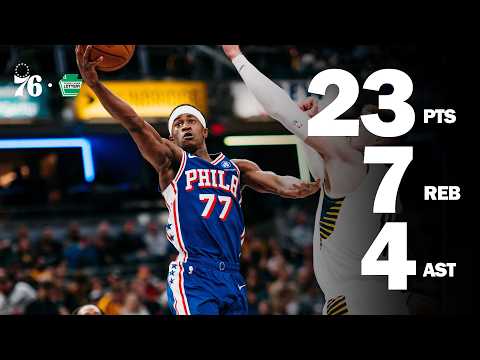 VJ Edgecombe Scores 20+ for Second Straight Game