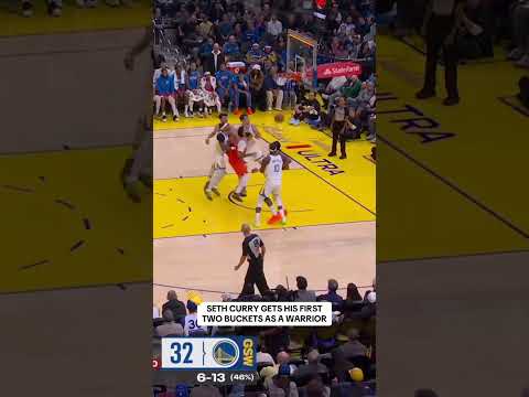 Seth Curry gets his first buckets as a Warrior π