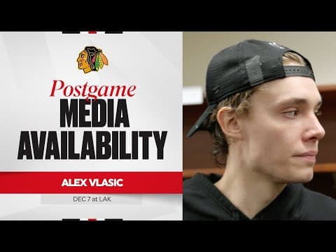 “Not acceptable by the players for sure.” | Alex Vlasic Postgame 12.7.25