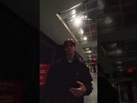 Alex Blockx meets the press after the big win ๐ค #NextGenATPFinals