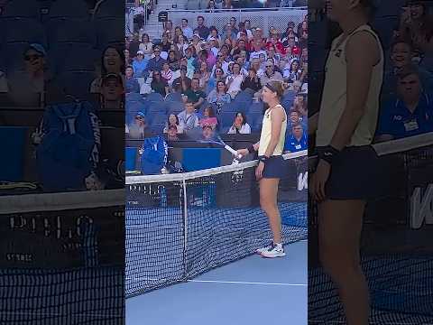 "She's touched the net" 👀