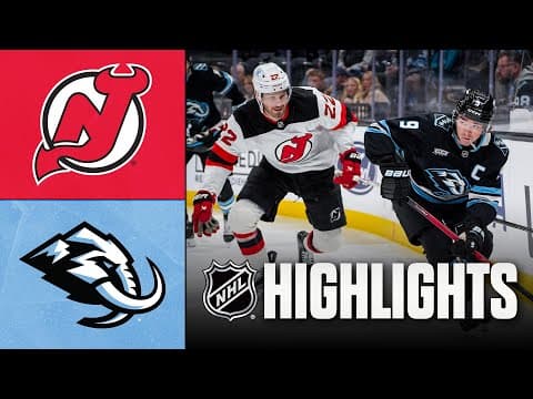 Devils vs. Mammoth | NHL Highlights | December 19, 2025