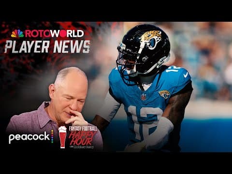 Jaguars fantasy impacts with Travis Hunter out for season | Fantasy Football Happy Hour | NFL on NBC