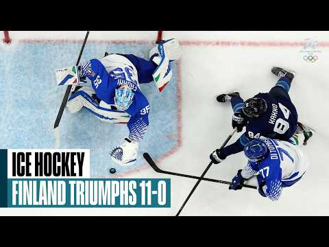 Kakko, Granlund lead Finland to 11-0 beatdown of Italy