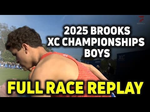 Boys Full Race Replay | 2025 Brooks XC Championships