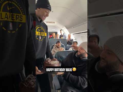 LeBron, Adou, and the Lakers showed love to Maxi for his birthday ๐