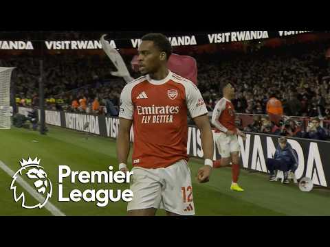 Jurrien Timber makes it 2-1 for Arsenal against Chelsea | Premier League | NBC Sports
