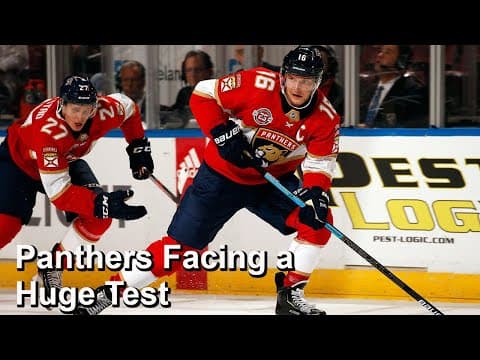 Panthers Will Have to Do It Without Barkov, Their Biggest Challenge Yet