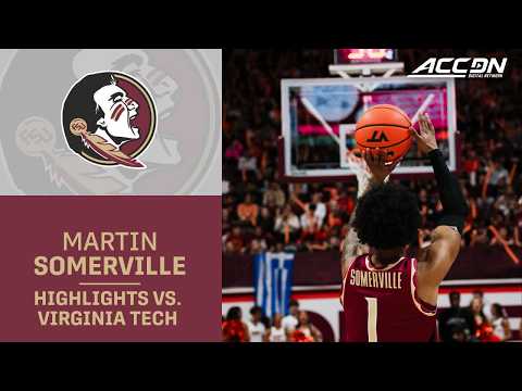 Florida State's Martin Somerville Brings His Best To Blacksburg