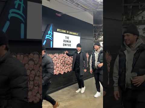 Players reacting to our wall of Roman Josi's face 💀