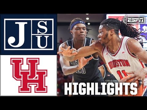 Jackson State Tigers vs. Houston Cougars | Full Game Highlights | ESPN College Basketball