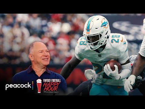 Dolphins' De'von Achane has upside to be the fantasy RB1 | Fantasy Football Happy Hour | NFL on NBC