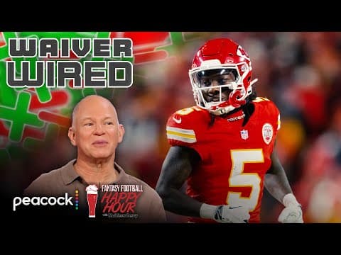 Veterans Brown, Allen lead Week 1 waiver wire WRs | Fantasy Football Happy Hour | NFL on NBC