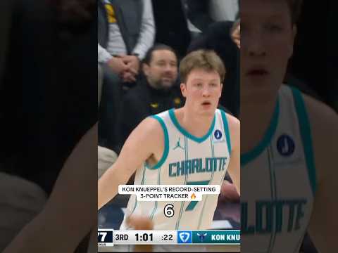 KON KNUEPPEL: New Rookie 3PM king 👑 with 207 total threes - the most EVER by a rookie 👏
