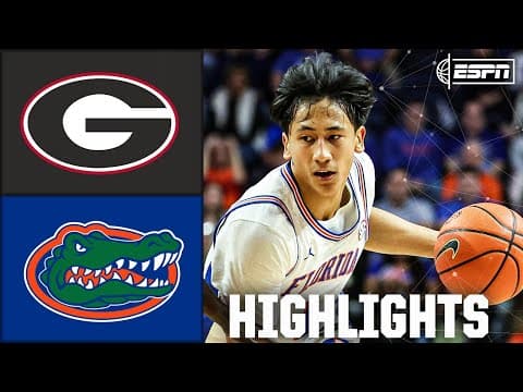 Georgia Bulldogs vs. Florida Gators | Full Game Highlights | ESPN College Basketball