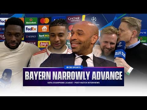 Thierry Henry & Olise REUNITE While The Schmeichels share a touching moment following Bayern WIN π