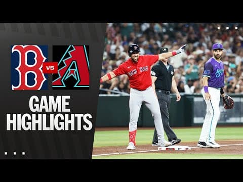 Red Sox vs. D-backs Game Highlights (9/5/25) | MLB Highlights