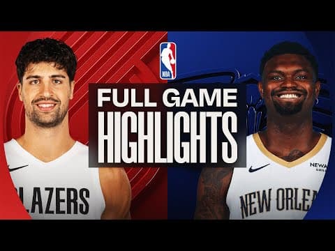 TRAIL BLAZERS at PELICANS | FULL GAME HIGHLIGHTS | January 2, 2026