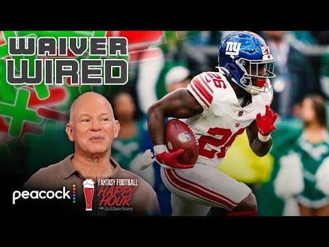 Snatch up RBs Devin Singletary, Davis on Week 10 waivers | Fantasy Football Happy Hour | NFL on NBC