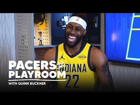 Isaiah Jackson Joins Quinn Buckner for a Game of UNO in the Pacers Playroom