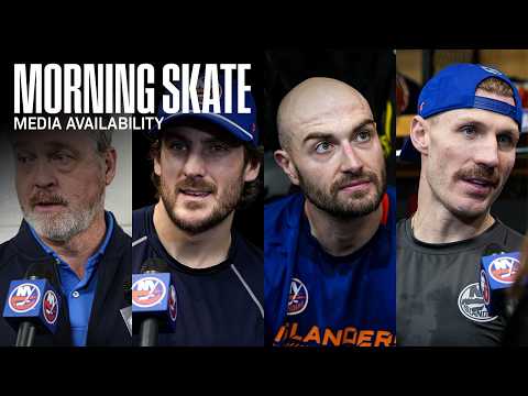New York Islanders Morning Skate Availability | NYI vs CHI