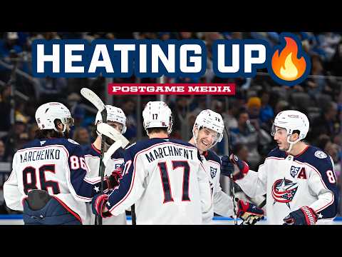 On a 5 game heater! π₯ | Blue Jackets Postgame Media