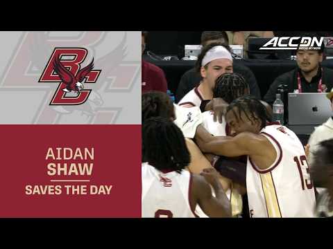 BC Guard Aidan Shaw's Putback Saves The Day
