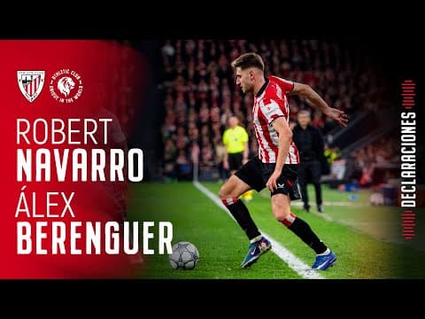 🎙 Robert Navarro & Álex Berenguer | post Athletic Club 2-3 Sporting CP | MD8 Champions League